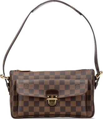 Louis Vuitton Borsa a spalla Ravello GM in tela Damier Ebène 2008 - Marrone