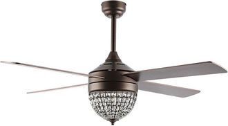 Safavieh Crista 3-Light 48In Ceiling Fan