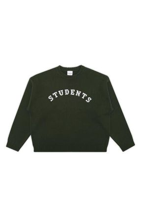 Students Oakridge Graphic Crewneck Sweater in Pine at Nordstrom, Size Xx-Large