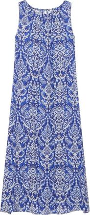 Maliparmi Maxi-jurk - Dames - Maxi kleedjes - Blauw - M - Kleedjes
