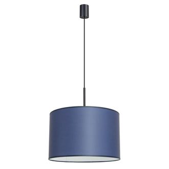 Sollux Lighting L&aacute;mpara colgante azul marino/negro CLORURO DE POLIVINILO alt. 137 cm