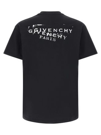 Givenchy Logo-Embroidered Cotton T-Shirt - Black