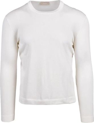 Drumohr Crew Neck Sweater - White
