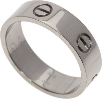 Cartier White Gold White Gold (18K) Band Ring (Pre-Owned)