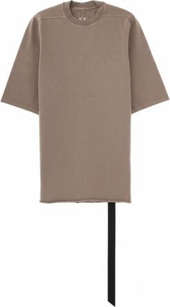 Rick Owens Beige Solid Crew Neck T-Shirt