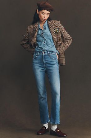 Mother The Hustler Mid-Rise Ankle Jeans