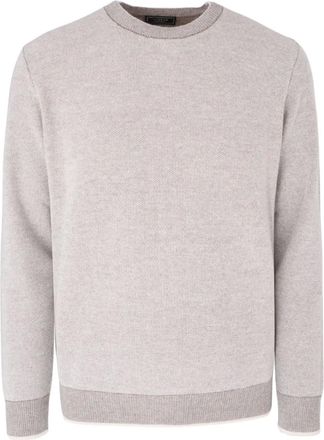 PESERICO Maglione con orlo a coste - Toni neutri