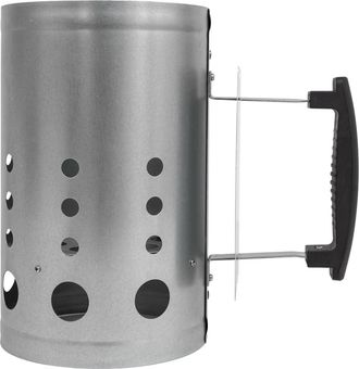 OEM Encendedor De Carb&oacute;n (para Parrillas De Barbacoa) - Fabricado En Acero Galvanizado - Mango De Pl&aacute;stico Resistente Al Calor - Dimensiones: 27 X 16 X 16