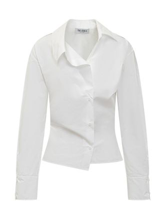The Attico White Slim Solid Shirt