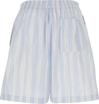Jacquemus Mens Shorts Le Calecon Light Blue Cotton