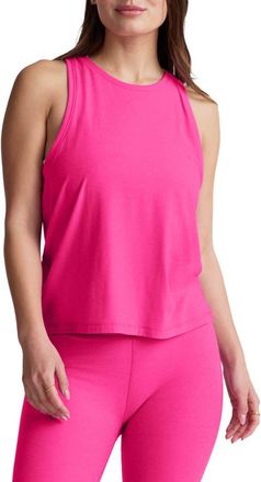 Beyond Yoga Featherweight Rebalance Tank in Pink Glow Heather at Nordstrom, Size X-Small
