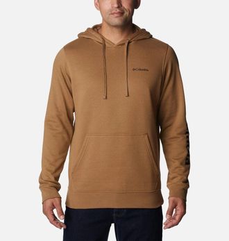 Columbia Trek Hoodie Mens Brown Logo Graphic Long Sleeve Avctivewear JAX901