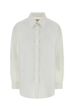 Marni White Regular Solid Shirt