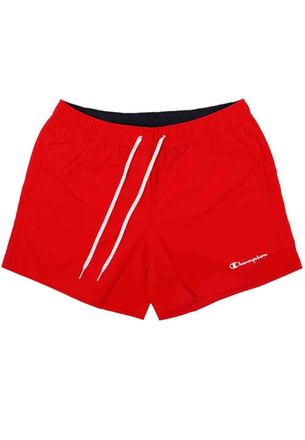 Champion Mens Legacy Beachshorts Ac Small Logo Swim Trunks, Intense Red, M