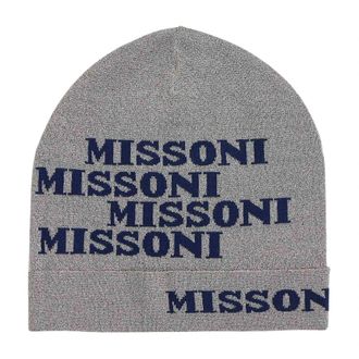 Missoni Haaraccessoires - Dames - Hoeden - Blauw - ONE Size - Wol - Accessoires