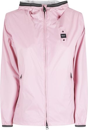 Blauer Pink Anawan Hooded Glitter Patch Polyamide Jacket