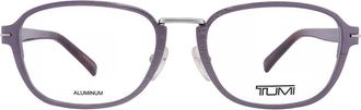 Tumi Demo Rectangular Mens Eyeglasses VTU023 0627 52