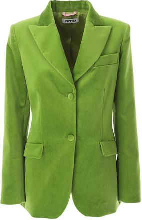 Vivetta Stretch Velvet Blazer