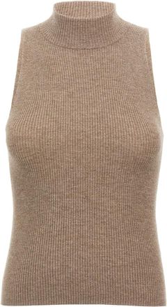 Brunello Cucinelli Brown Sparkling top