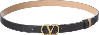 Valentino Vlogo Signature Reversible Leather Belt