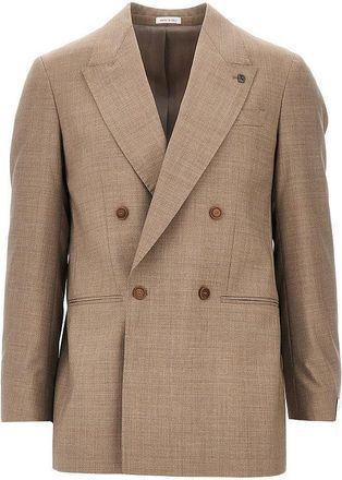 Breras Milano Arezzo wool double-breasted jacket Man 48