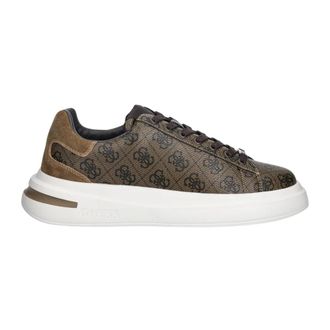 Guess Schoenen, Heren, Bruin, 44 EU, Leer, Elba Sneakers
