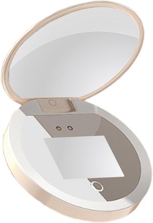 OEM Espejo De Tocador Compacto Con Aumento De 2x - Espejo De Maquillaje Port&aacute;til - C&aacute;mara Uv Para Probar Protectores Solares
