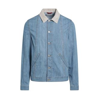 Brunello Cucinelli Denim Jacket - male - Brunello Cucinelli - Denim Jackets - Blue - M - Jackets