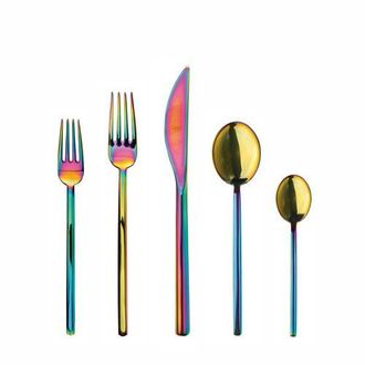Mepra Due Flatware Set - 5 Pieces in Rainbow at Nordstrom