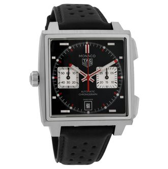 Tag Heuer Monaco Chronograph Automatic Blue Dial Watch CDW2181.FC8360
