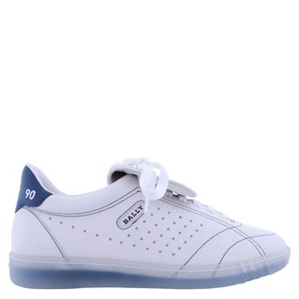 Bally Weldy Low-Top Leather Sneakers, Brand Size 38 ( US Size 7.5 )