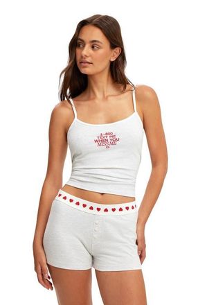 Cotton On Womens Dreamy Soft Boyshort in Light Grey Marle Coconut at Nordstrom, Size X-Small