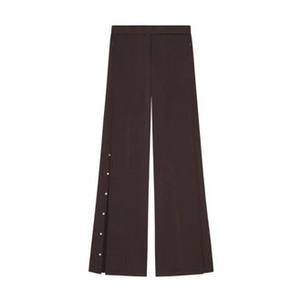 Courr&egrave;ges Pantalones de ch&aacute;ndal de interlock - Trousers - Mujer - Marr&oacute;n - XS