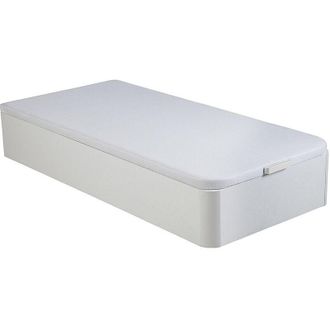 Vente-Unique Vente-unique - Rete letto contenitore Bianco opaco - 90 x 190 cm - hestia di ysm&eacute;e