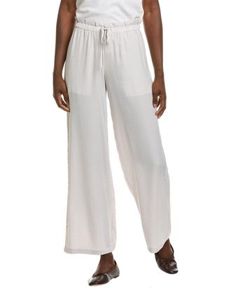 Barefoot Dreams Washed Satin Paperbag Pant