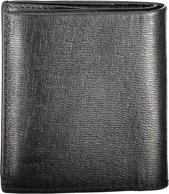 Calvin Klein Saffiano Leather Wallet - Black