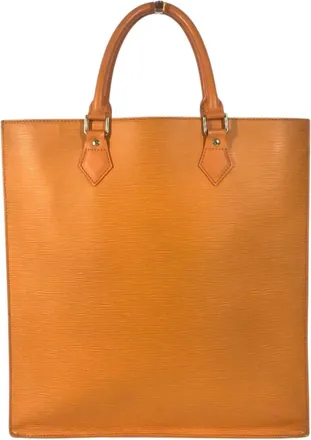 Louis Vuitton Galle Mandarin Orange Epi Leather Handbag Tote Bag (Pre-Owned)