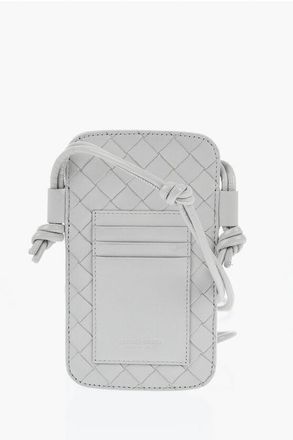 Bottega Veneta Braided Leather Neck Smartphone with Card Holder size Unica