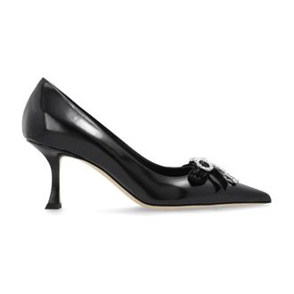 Jimmy Choo London Pumps, female, Black, Size: 7 1/2 US Auria Heeled Shoes