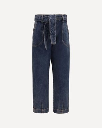 Giorgio Armani Wide-leg Jeans with belt Female 44