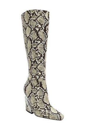 Ninety Union Viva Snake-Embossed Knee High Boot in Natural Snake at Nordstrom Rack, Size 12
