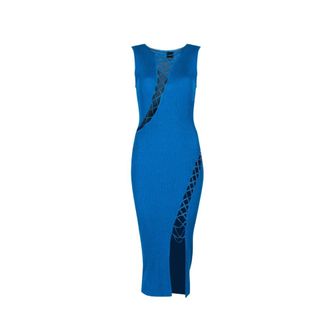 Pinko Pinko - Cerie Jurk - Dames - Jurken - Blauw - Maat: S