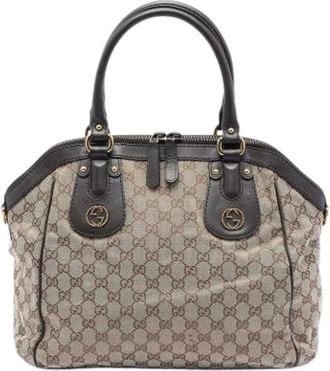 Gucci Pre-owned Handbags, female, Brown, Size: ONE SIZE Pre-owned Scarlett