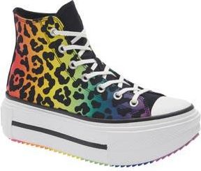 Converse Chuck Taylor All Star Lift Double Stack Canvas High Top Sneaker in Chaos Fuchsia at Nordstrom Rack, Size 5.5