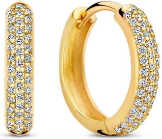 Isabel Bernard Accessoires, Dames, Geel, ONE Size, De la Paix Laure Diamanten Oorbellen