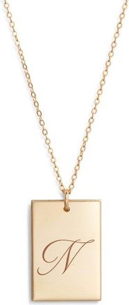 Set & Stones Stella Initial Pendant Necklace in Gold/n at Nordstrom