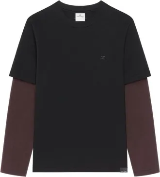 Courr&egrave;ges Donna, Top, Nero, L, new
