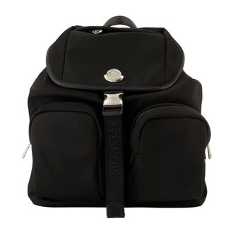 Moncler Backpacks, female, Black, Size: ONE SIZE New Trick Backpack