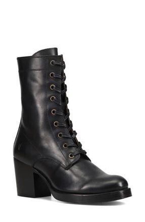 Frye Jean Lace-Up Boot in Black at Nordstrom Rack, Size 8.5