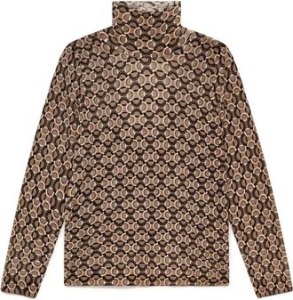 Maliparmi Printed Knit Maille - Dames - Coltruien - Veelkleurig - XS - Wol - Truien & Vesten